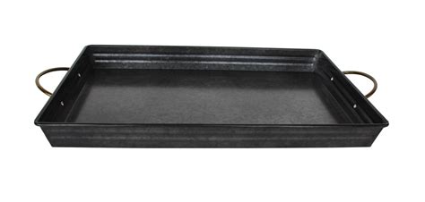 rectangular galvanized tray